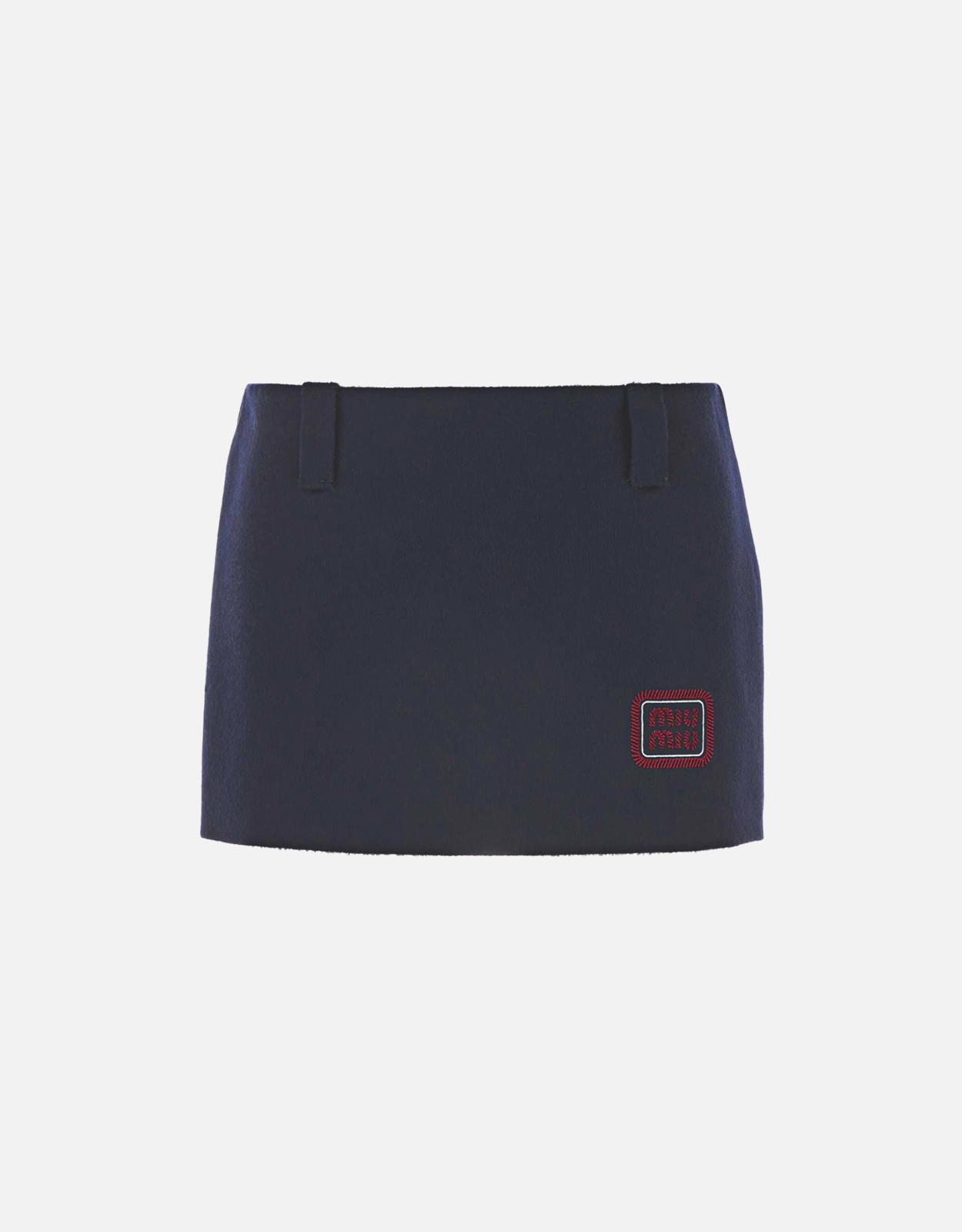 Miu Miu Wool Blend Mini Skirt () IFCHIC.COM