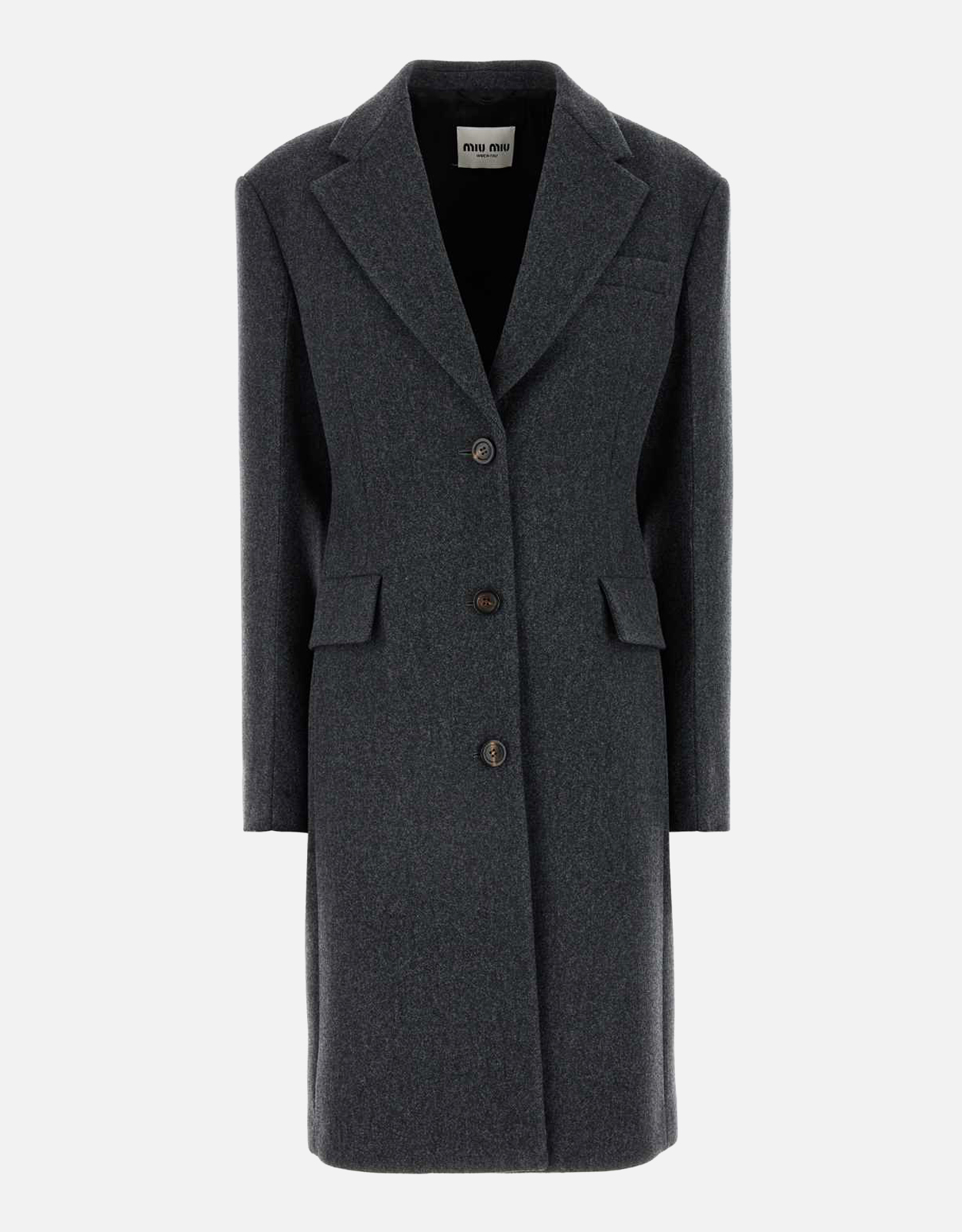 Miu Miu Miu Miu Wool Single-Breasted Coat - IT 40　ミュウミュウ ウール シングルブレスト コート - IT 40