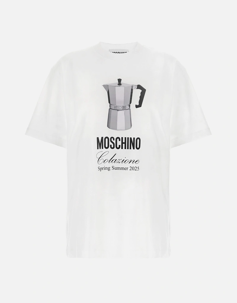 Moschino Men's Colazione Cotton T-Shirt () IFCHIC.COM