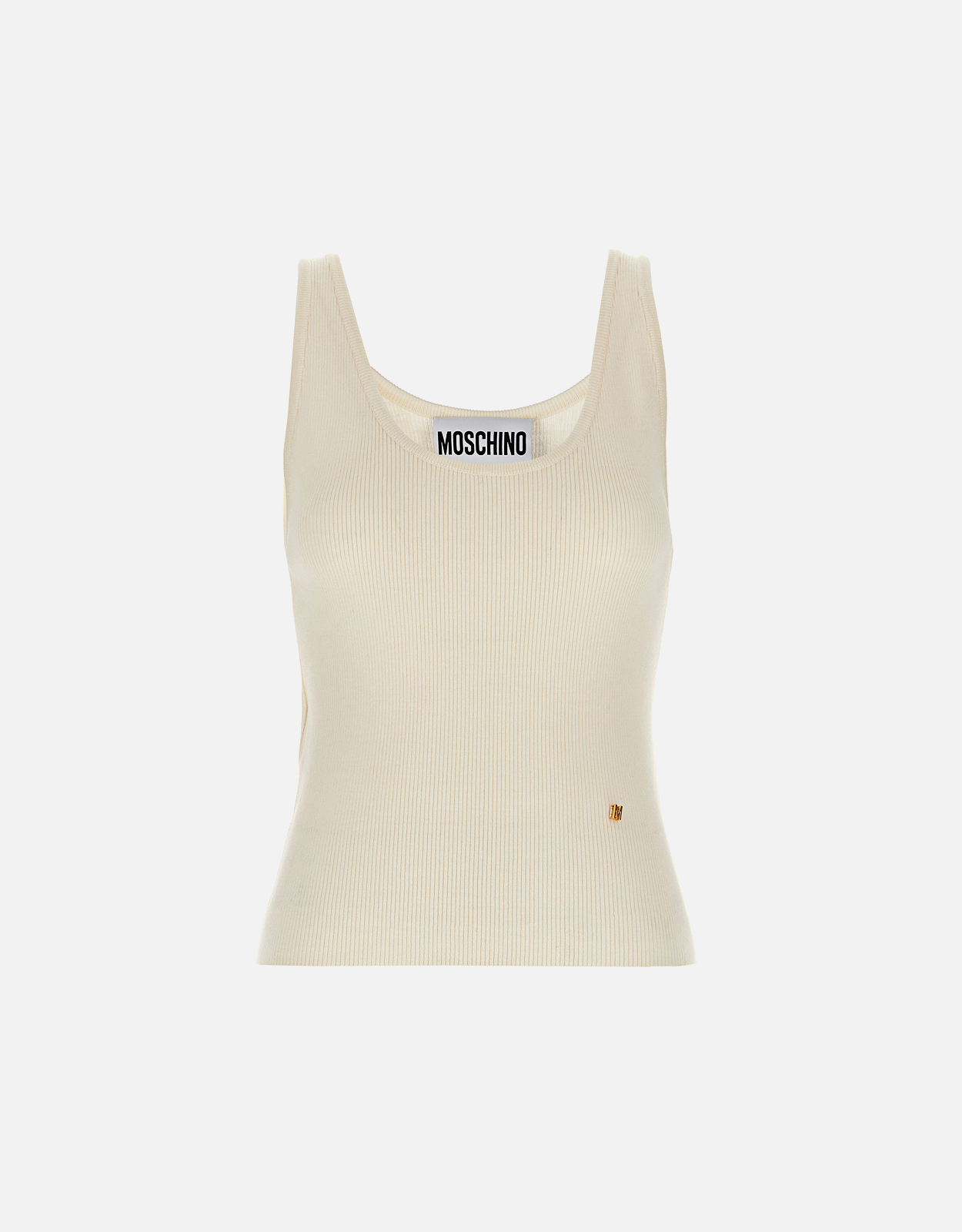Moschino Wool Blend Knit Tank Top () IFCHIC.COM