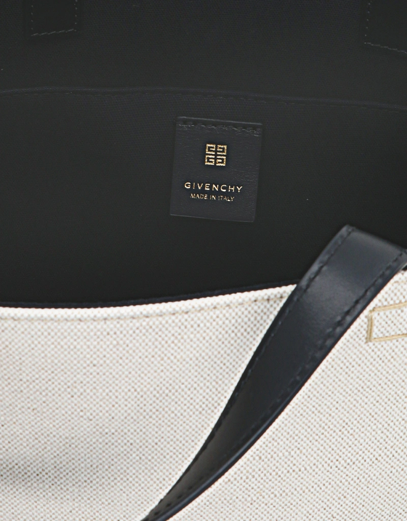 Givenchy G-Tote Medium Canvas Logo Printed Tote Bag () IFCHIC.COM