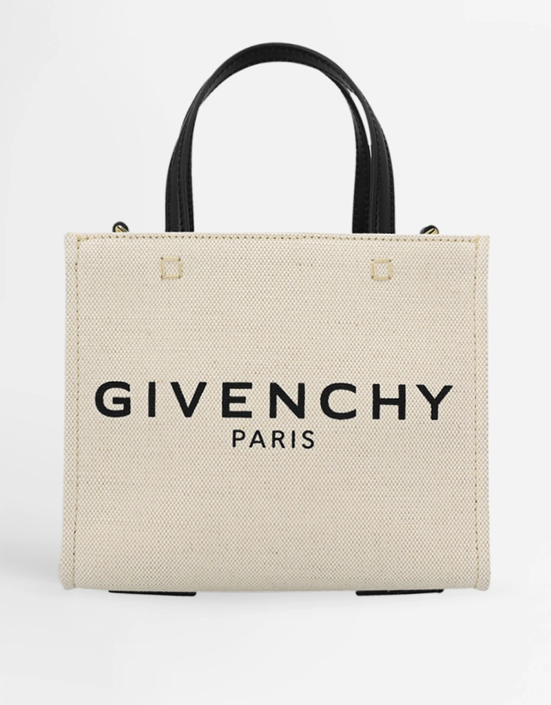 Givenchy G-Tote Mini Canvas Logo Printed Tote Bag () IFCHIC.COM