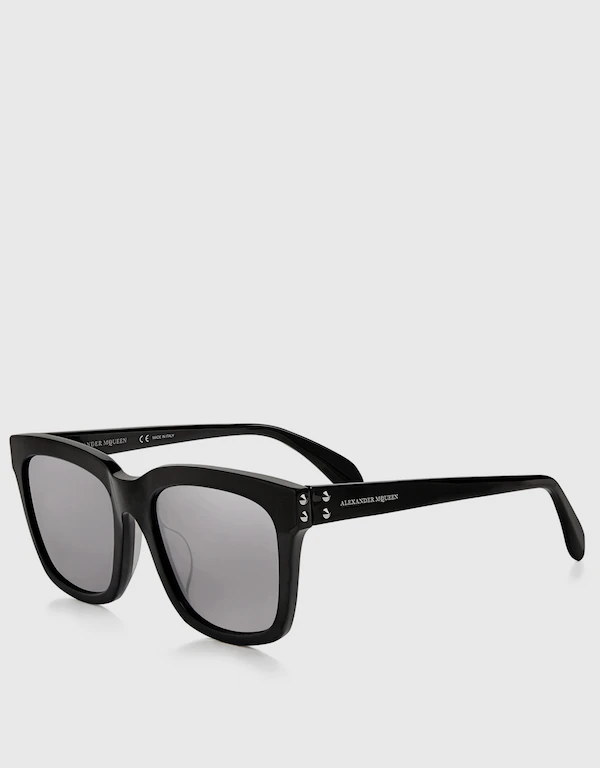 Alexander McQueen Mirrored Square Sunglasses