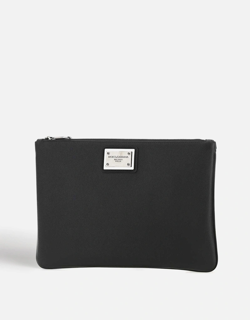 Dolce & Gabbana Men's Leather Clutch Bag () IFCHIC.COM
