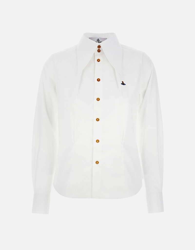 Vivienne Westwood W Violin Cotton Long-Sleeved Shirt () IFCHIC.COM