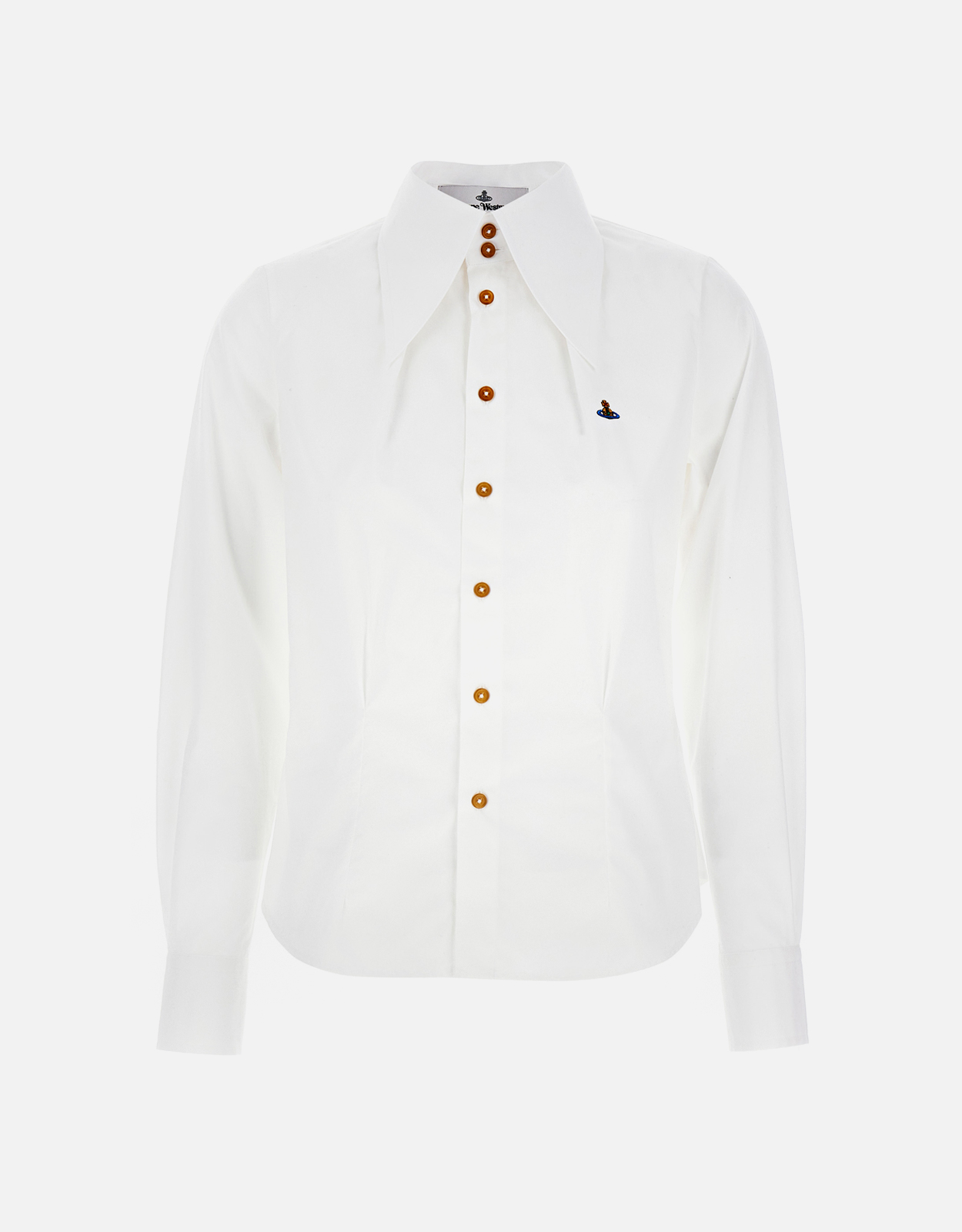 Vivienne Westwood W Violin Cotton Long-Sleeved Shirt () IFCHIC.COM