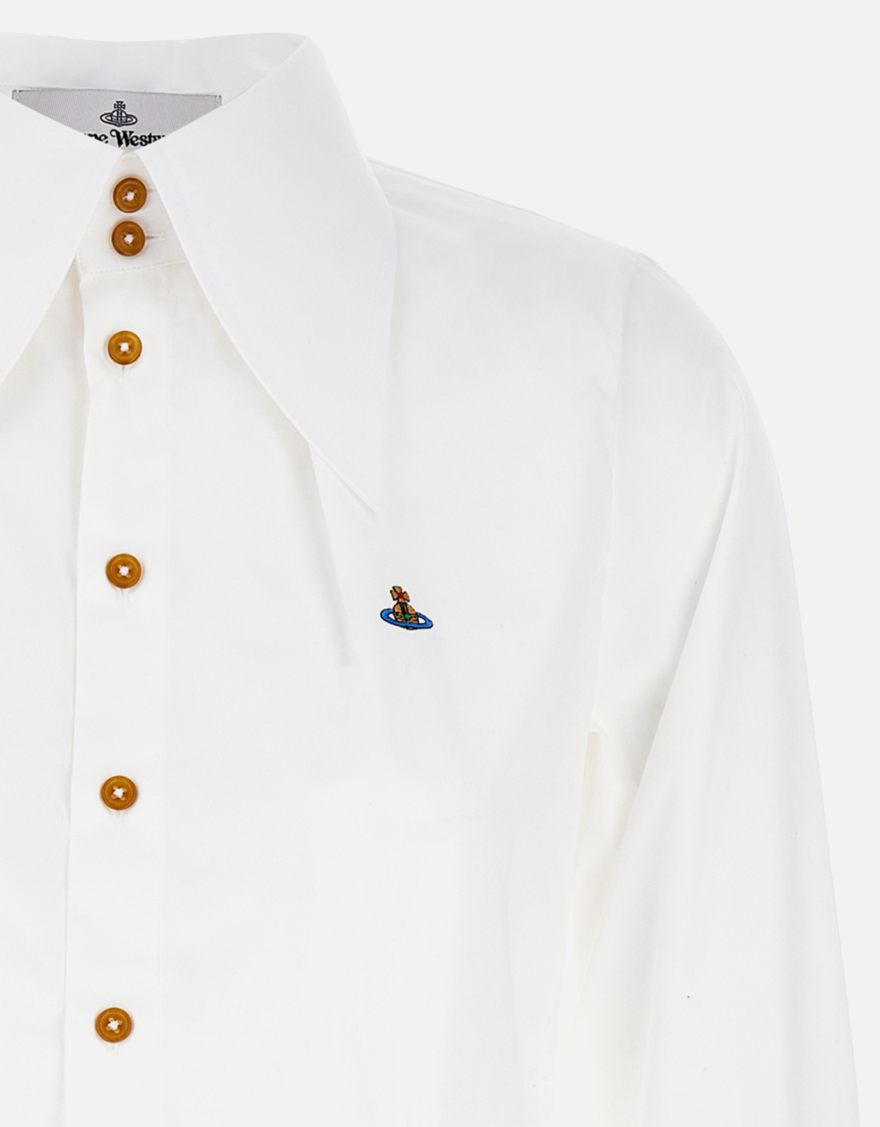 Vivienne Westwood W Violin Cotton Long-Sleeved Shirt () IFCHIC.COM