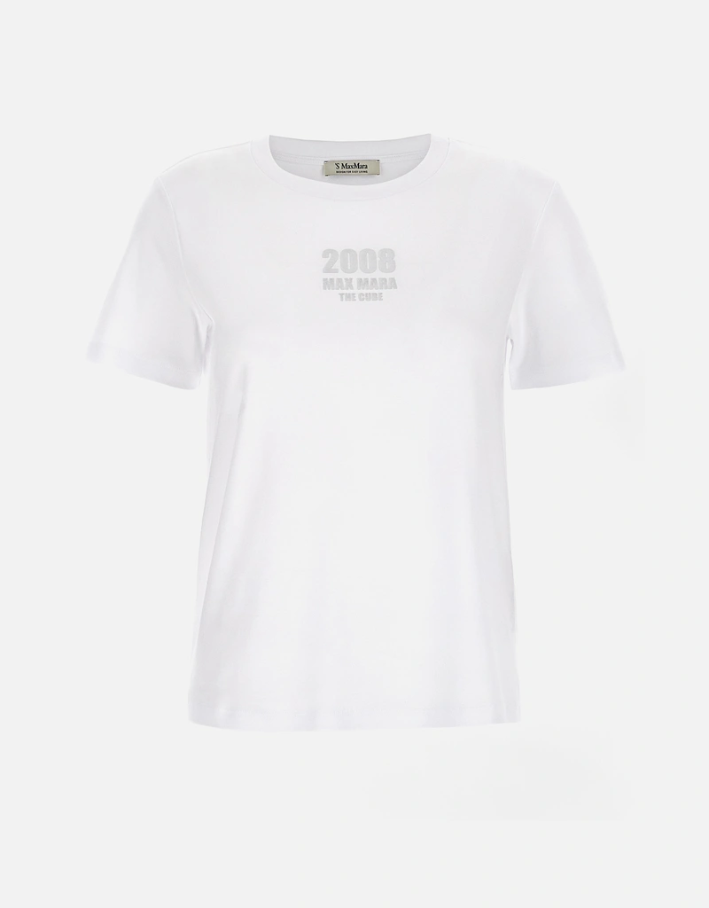 S Max Mara Quieto Cotton Short-Sleeved T-Shirt () IFCHIC.COM