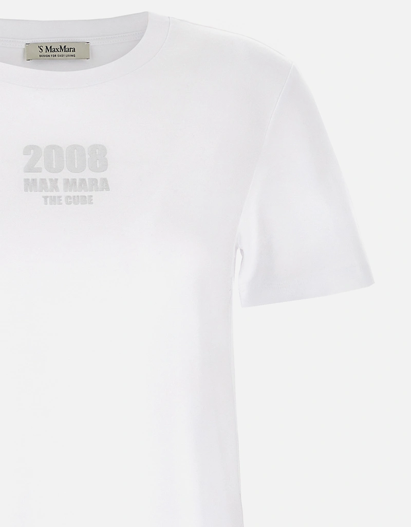 S Max Mara Quieto Cotton Short-Sleeved T-Shirt () IFCHIC.COM