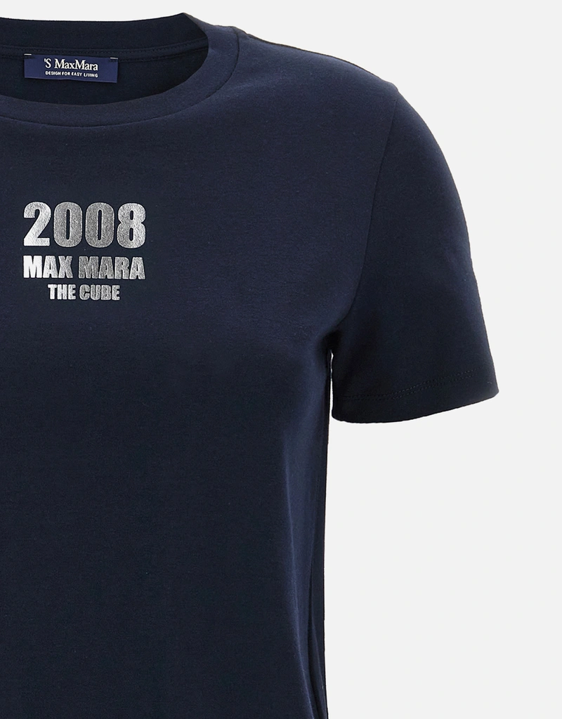 S Max Mara Quieto Cotton Short-Sleeved T-Shirt () IFCHIC.COM