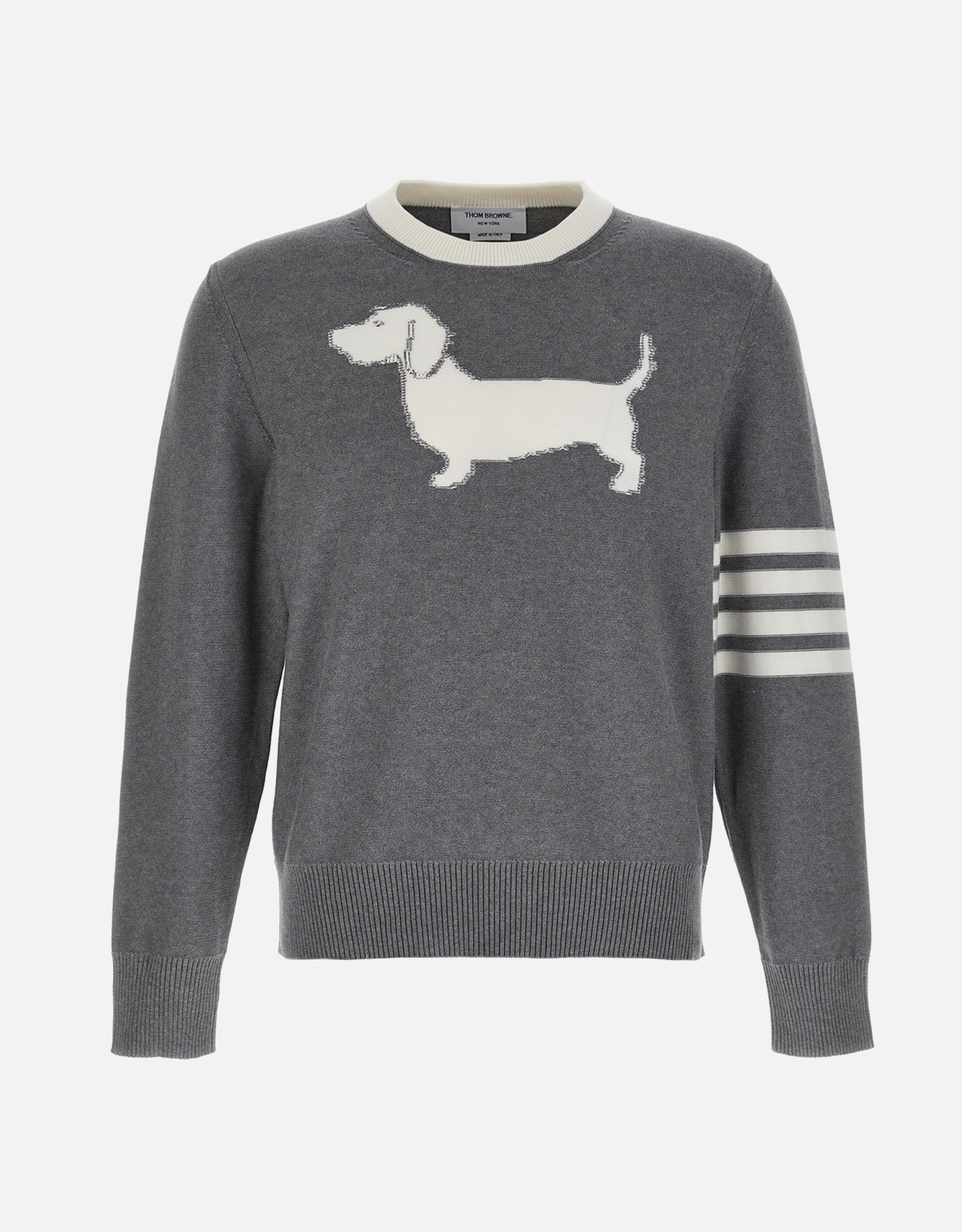 Thom Browne Men's Hector 4 Bar Cotton Sweater () IFCHIC.COM