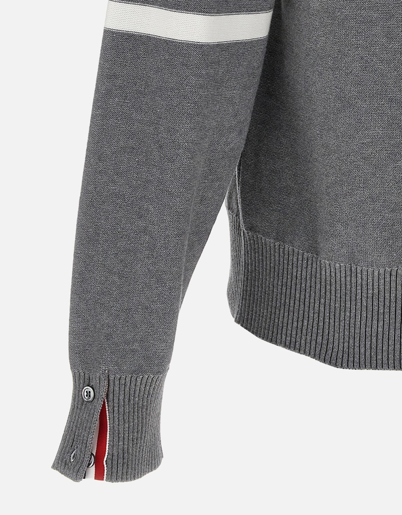 Thom Browne Men's Hector 4 Bar Cotton Sweater () IFCHIC.COM