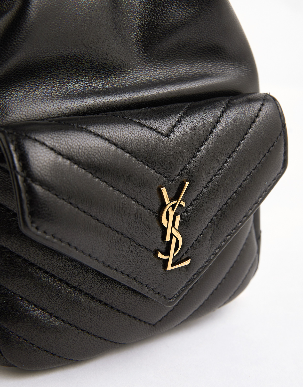 joe mini ysl lambskin backpack Saint Laurent Matelasse Monogram Black 1908773 FASHIONPHILE SAINT LAURENTs Joe backpack is crafted from supple black leather with signature chevron quilting and topped with the YSL monogram Pre-Owned Saint Laurent Matelasse Lambskin