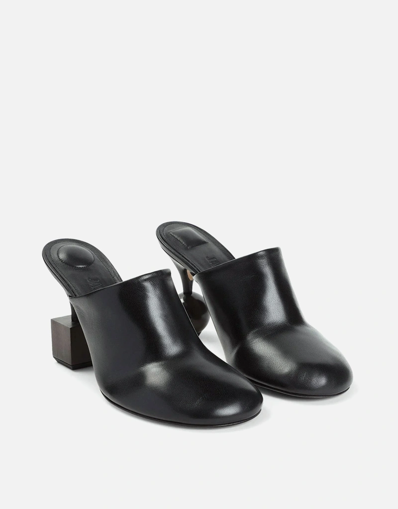Jacquemus Les Mules Bisou Lamb Leather High-Heeled Mules () IFCHIC.COM