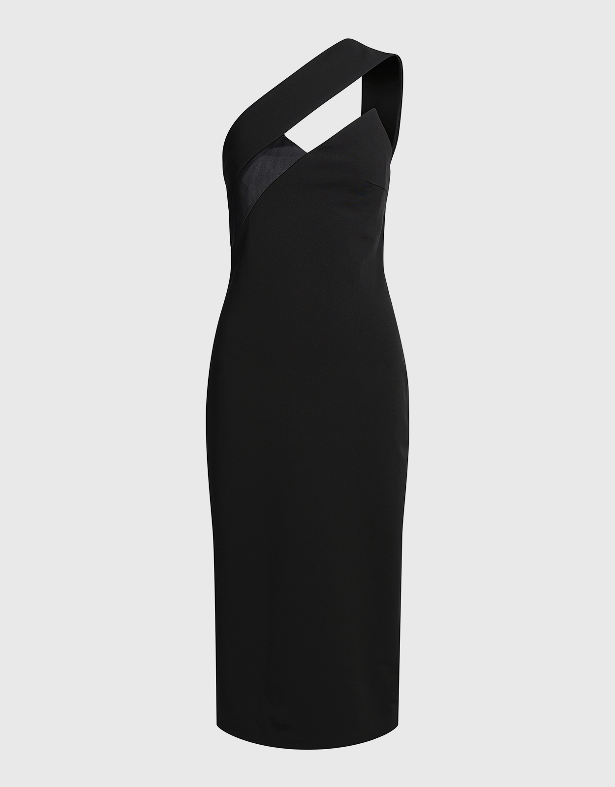 ankle length dress with sleeves Shona Joy - La Lune Asymmetrical Gathered Maxi Dress - Powder Blue