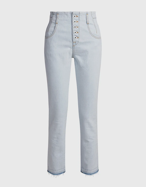 Jonathan Simkhai Classic E-cig Slim High-rise Jeans