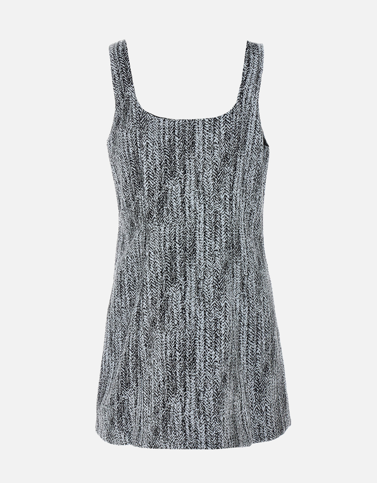 Ganni Cotton Tweed Sleeveless Mini Dress () IFCHIC.COM