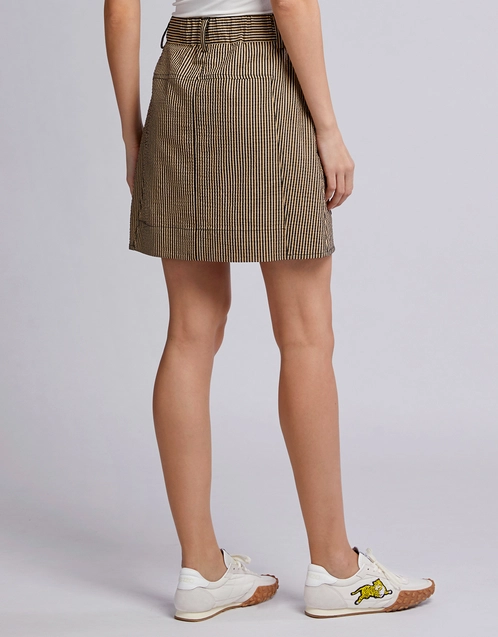 The Ronnie Mini Skirt in Powder Blue | Solid & Striped