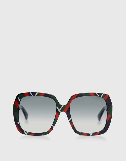 Gucci Printed Square Sunglasses 