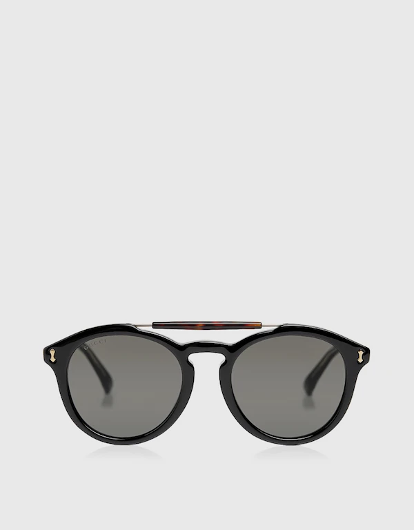 Gucci 玳瑁貓眼框太陽眼鏡