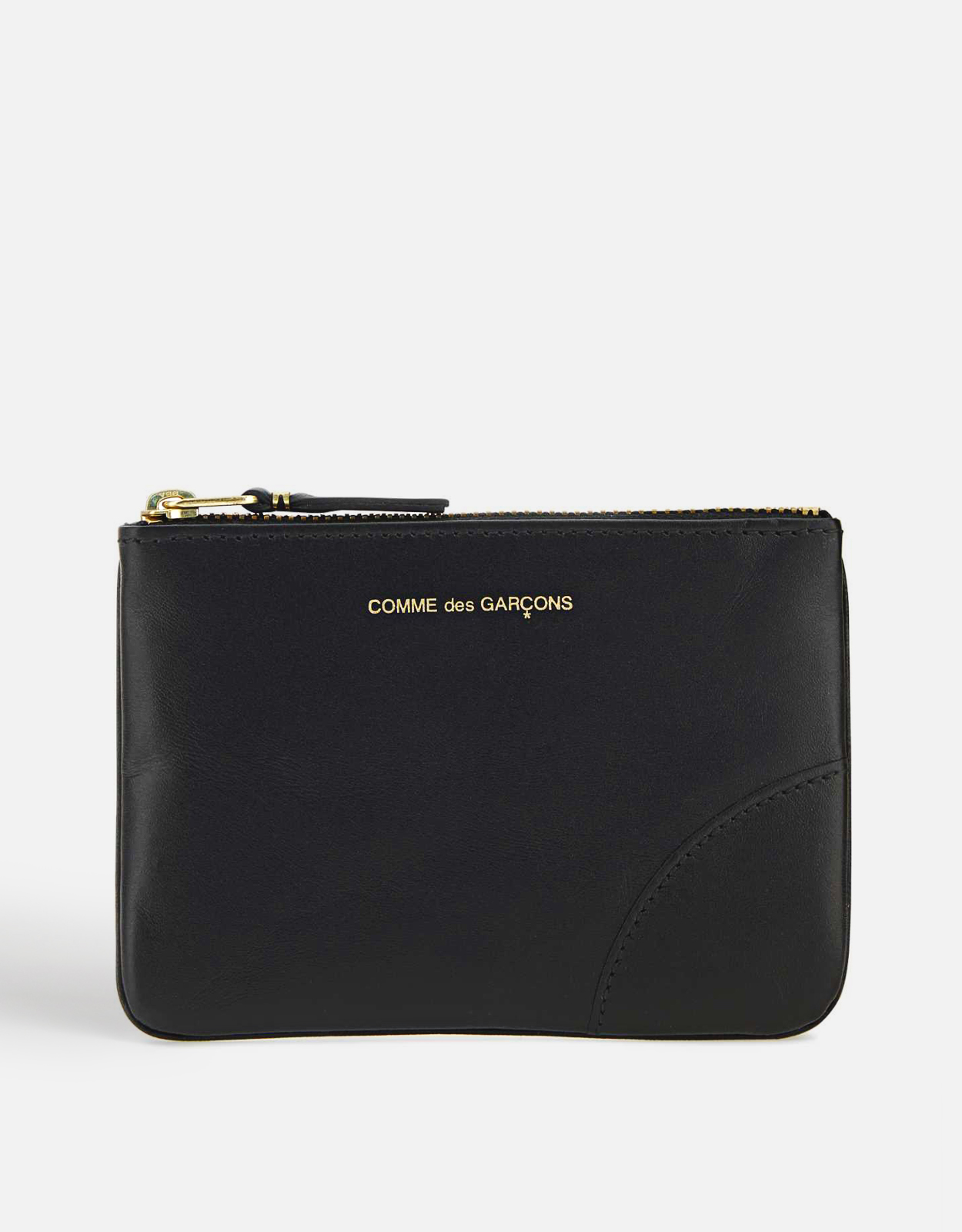 Comme des Garcons Wallet Unisex Classic Calfskin Zipped Wallet Comme des Garcons Wallet Unisex Classic Calfskin Zipped Wallet