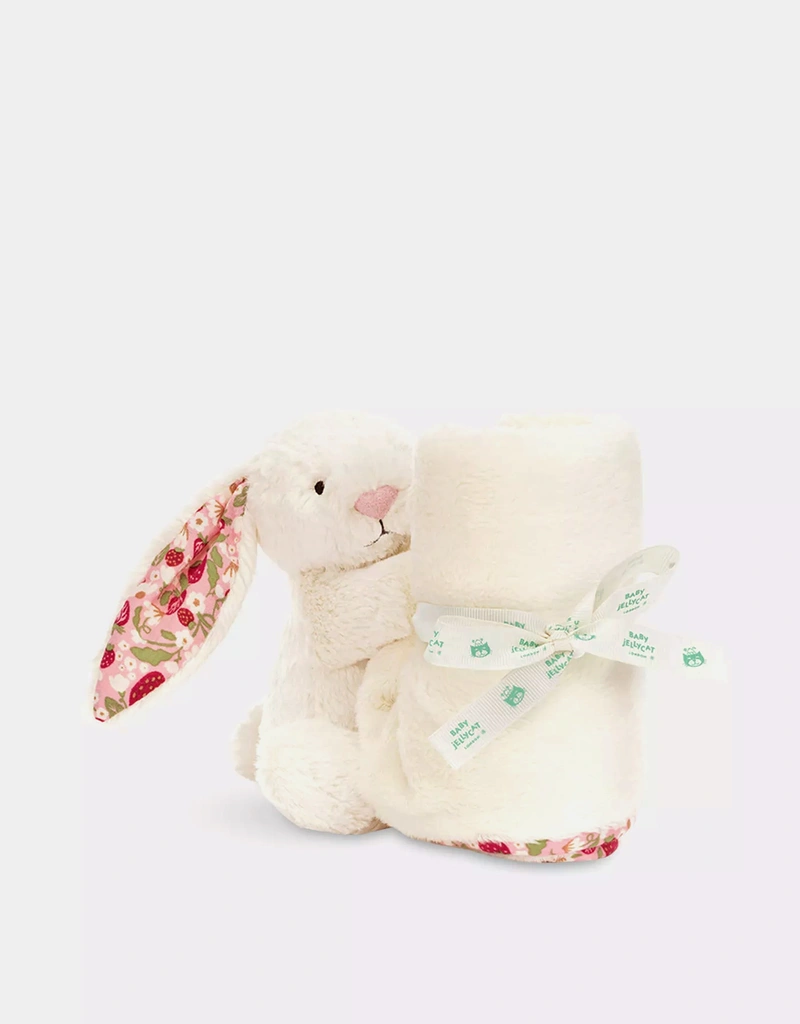 Jellycat Blossom Cream Berry Bunny Soft Toy Soother () IFCHIC.COM