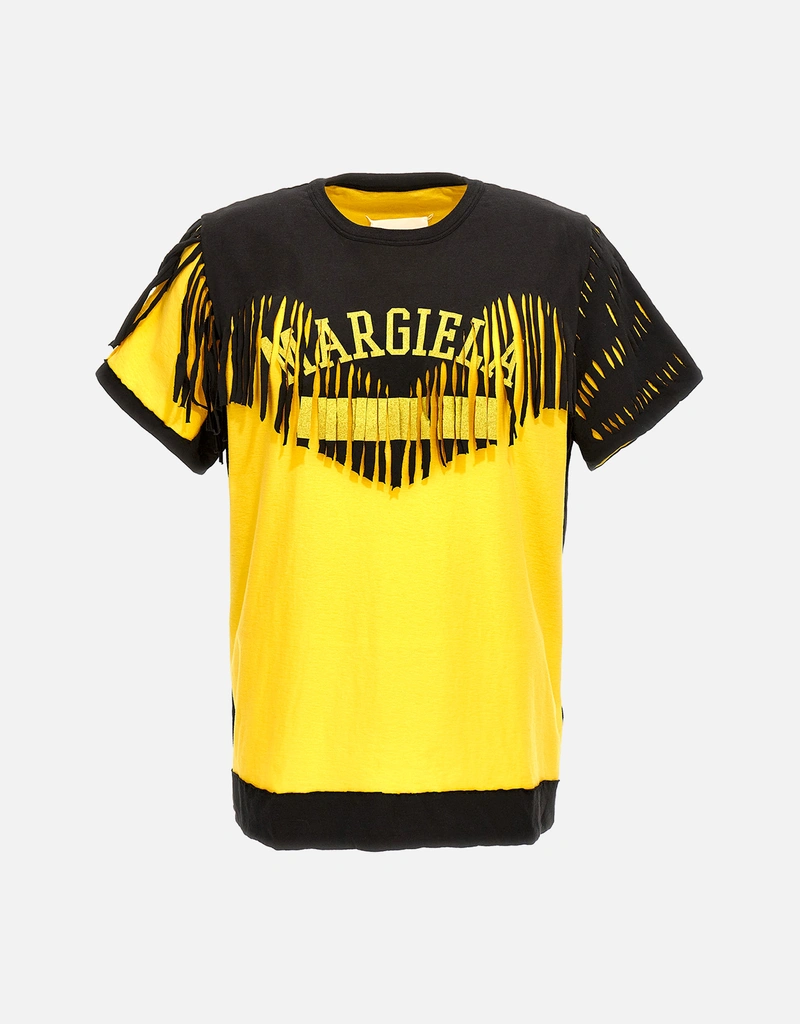 HERMÈS by martin margiela コットンTシャツ　イエロー Maison Margiela Men's Cotton Short-Sleeved T-Shirt () IFCHIC.COM