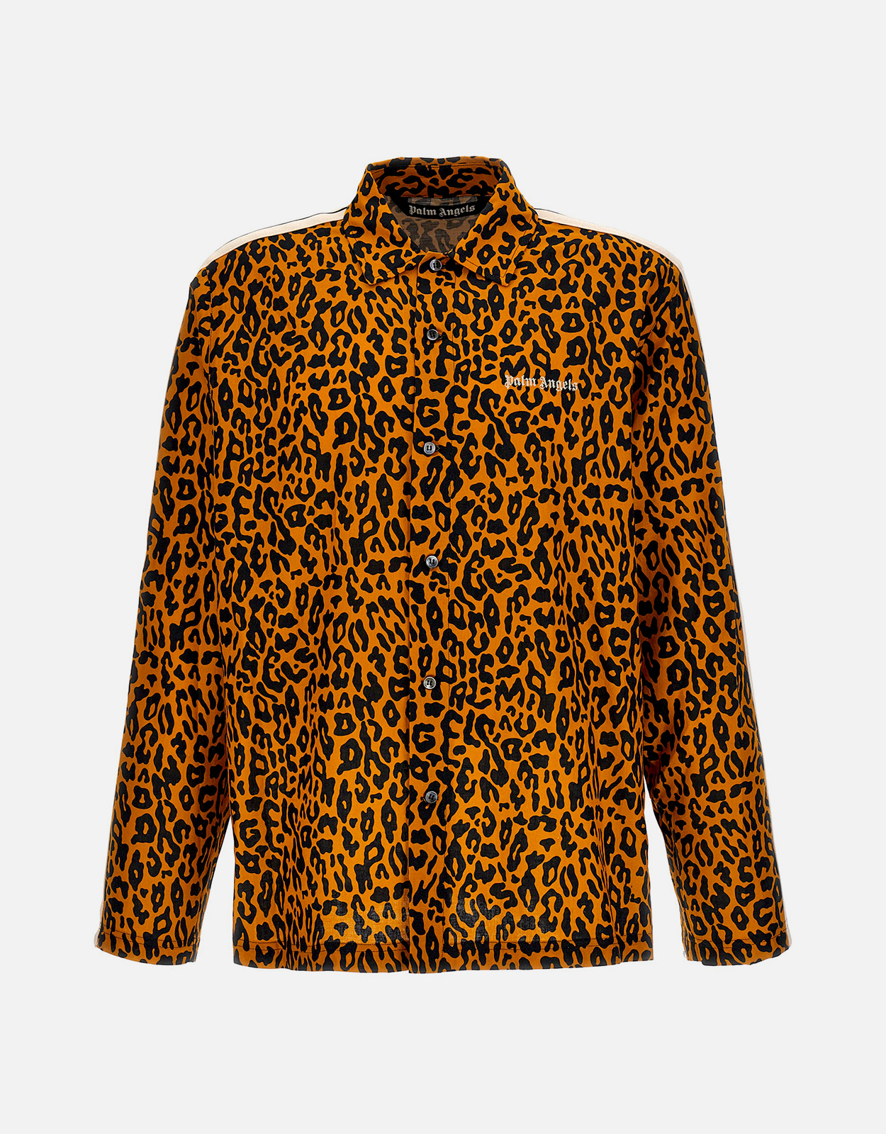 Palm Angels Men's Cotton Linen Shirt - L　Palm Angels メンズ コットンリネン シャツ - L Palm