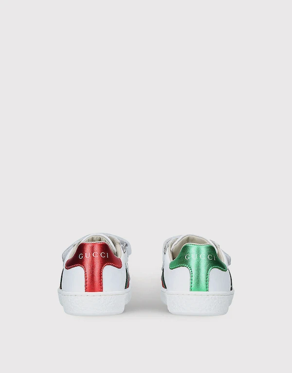 Gucci Kids Toddler Ace Leather Sneaker 4-8Y