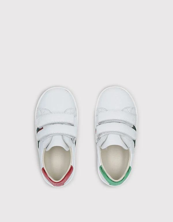 Gucci Kids Toddler Ace Leather Sneaker 4-8Y