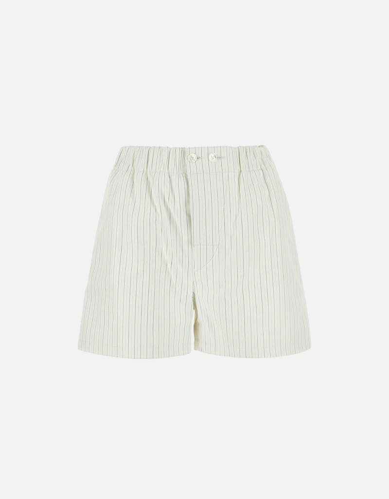 Bottega Veneta Cotton Pinstriped Shorts () IFCHIC.COM