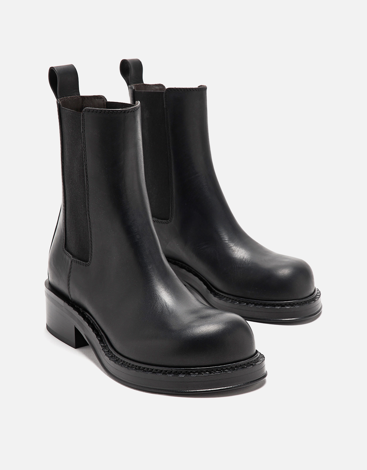 Bottega Veneta Cliff Calfskin Chelsea Ankle Boots () IFCHIC.COM