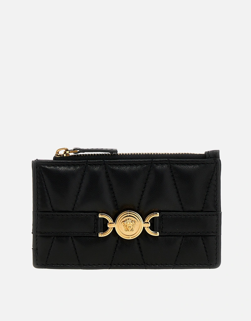 Versace Medusa Lamb Leather Card Case () IFCHIC.COM