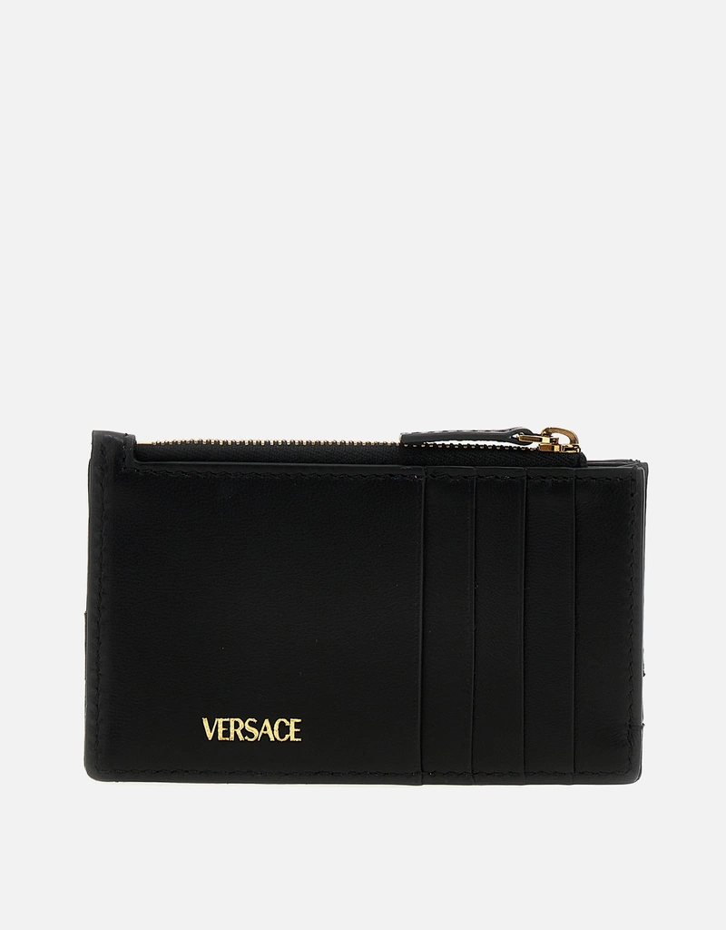 Versace Medusa Lamb Leather Card Case () IFCHIC.COM
