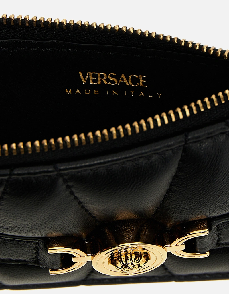 Versace Medusa Lamb Leather Card Case () IFCHIC.COM