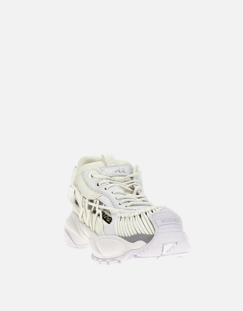 Versace Mercury M_VS_01 Calfskin Leather Low Top Sneakers