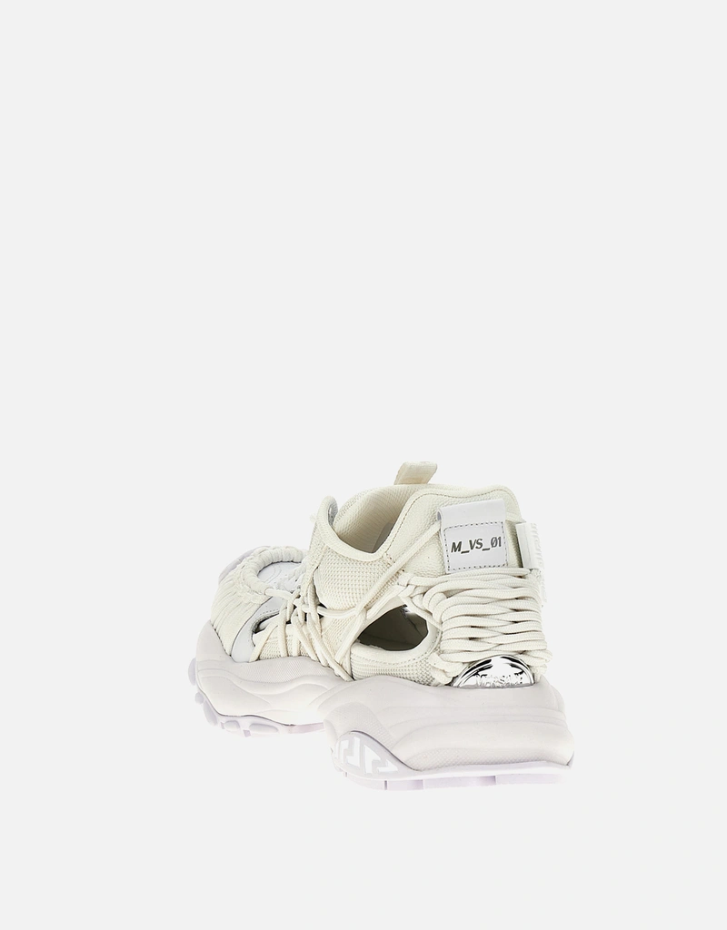 Versace Mercury M_VS_01 Calfskin Leather Low Top Sneakers