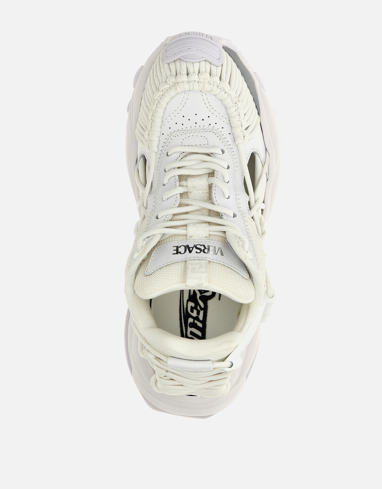 Versace Mercury M_VS_01 Calfskin Leather Low Top Sneakers