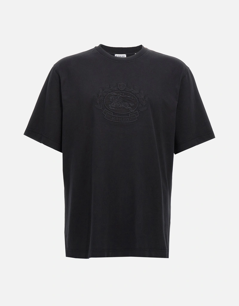 Burberry Men's Cotton Logo Embroidery T-Shirt () IFCHIC.COM