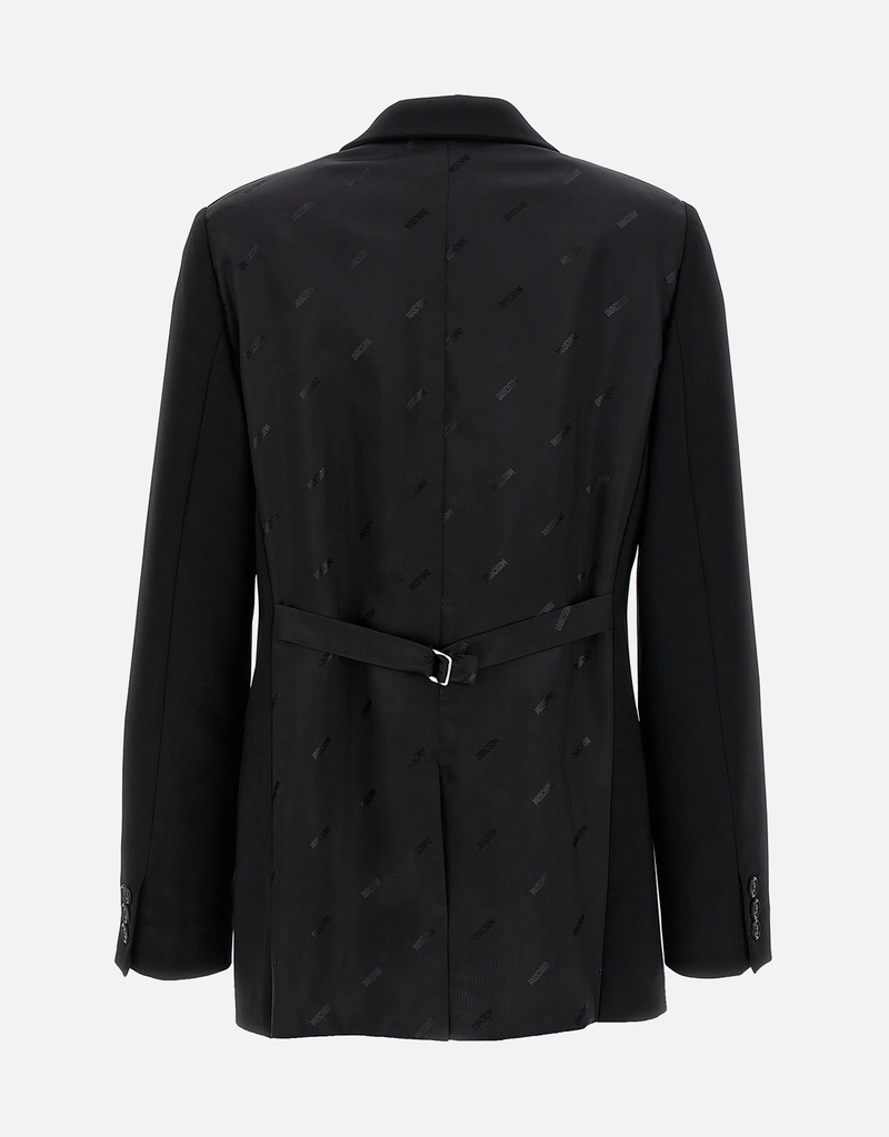Moschino Single-Breasted Blazer () IFCHIC.COM