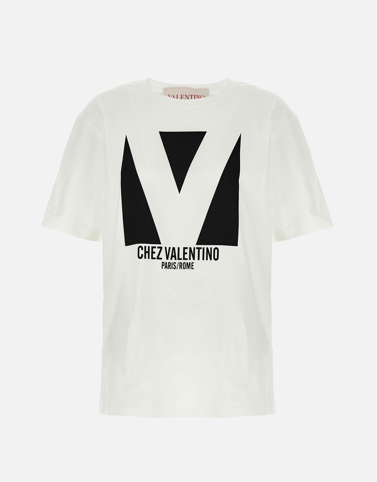 VALENTINO Valentino Garavani Chez Valentino Cotton T-Shirt - S　ヴァレンティノ ガラヴァーニ シェ ヴァレンティノ コットン T シャツ - S