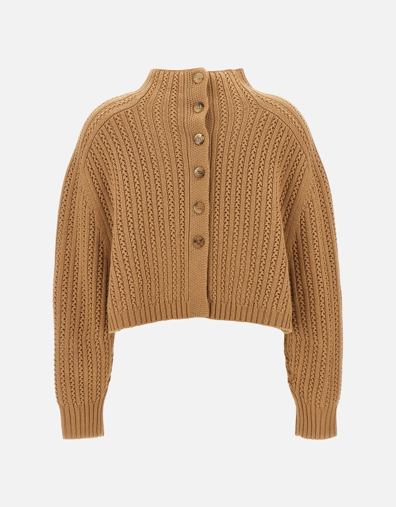 Max Mara ホデイダウールとカシミヤのカーディガン (ニットウェア