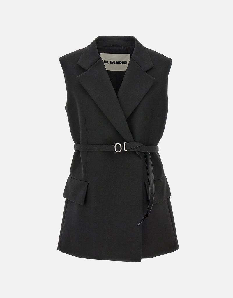 最終お値下しました。Jil sander ダブルブレストベスト 最終お値下しました。Jil sander ダブルブレストベスト 【公式通販】