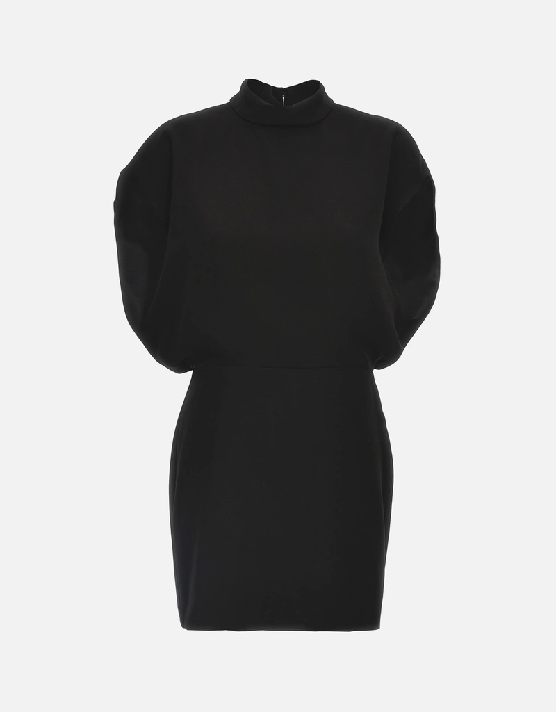 blue dress for baby girl Max Mara Studio Womens Pencil Dress Black Short Sleeve Midi M