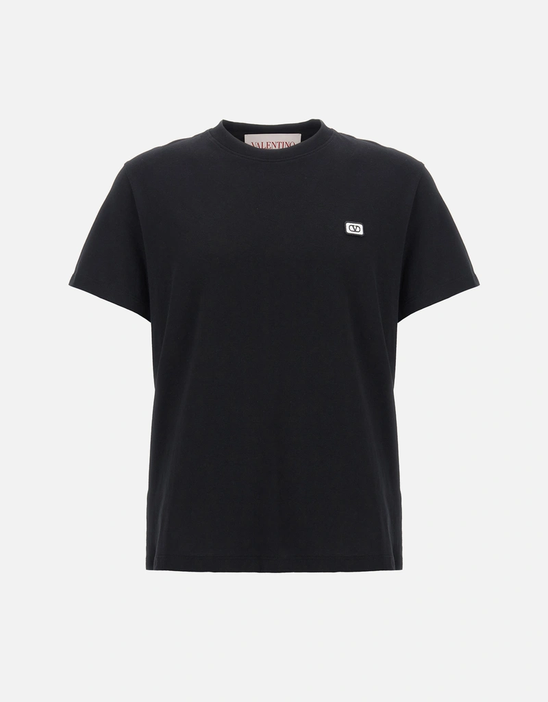 Valentino Garavani メンズ Vロゴ コットンTシャツ () IFCHIC.COM