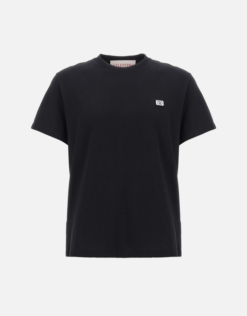 Valentino Garavani メンズ Vロゴ コットンTシャツ () IFCHIC.COM