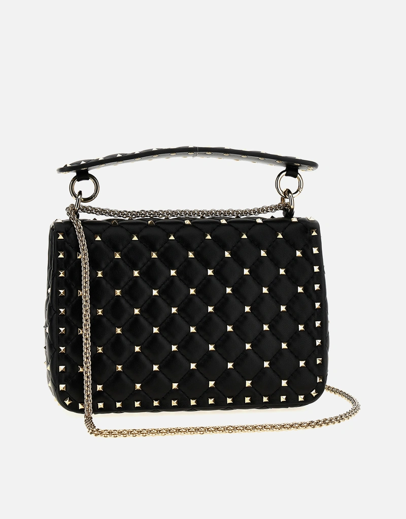 Valentino Garavani ロックスタッド スパイク ナッパラムレザー
