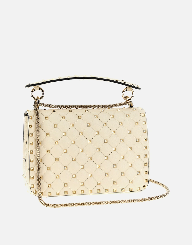Valentino Garavani ロックスタッド スパイク ナッパラムレザー