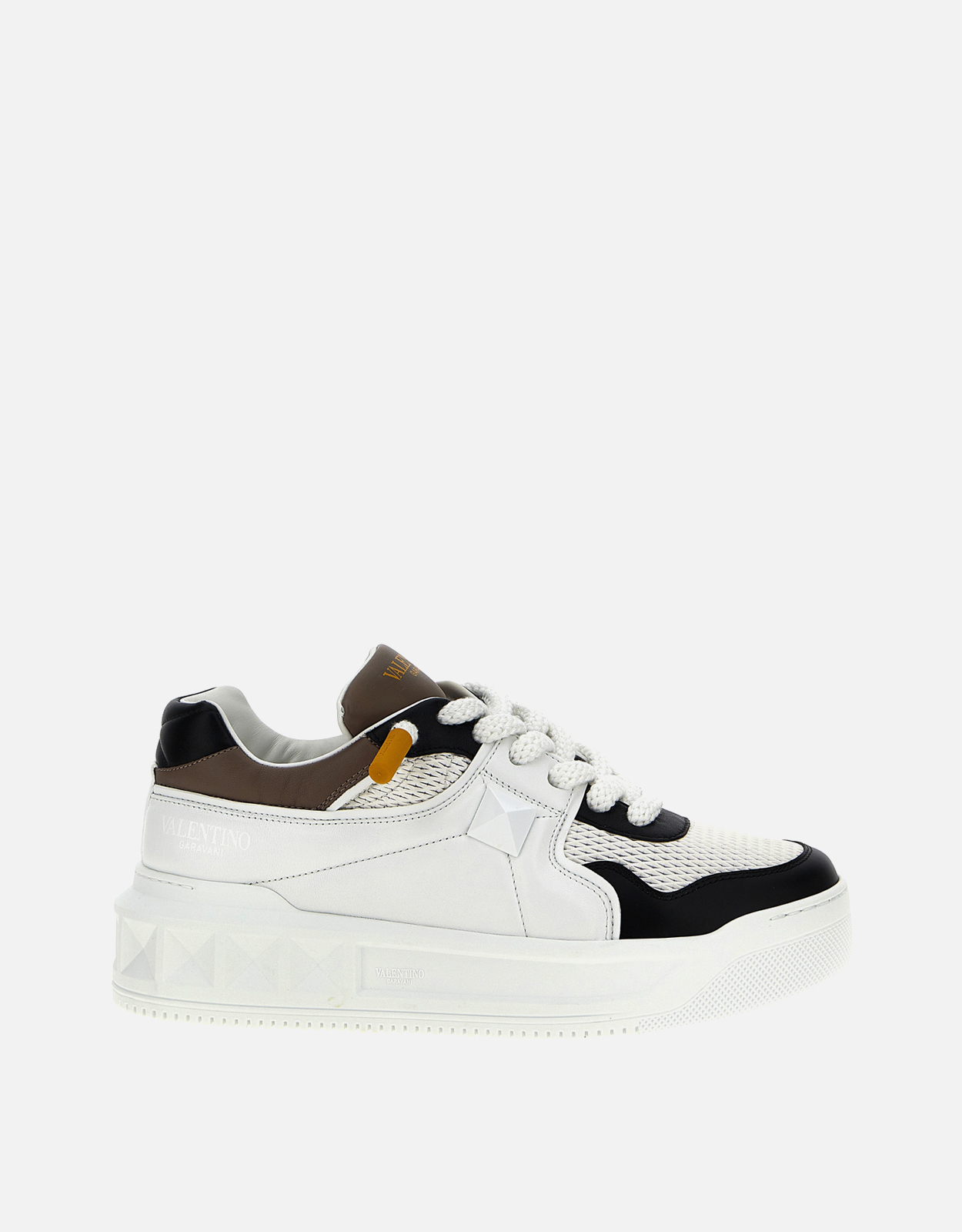 Valentino Garavani Men's One Stud XL Calfskin Leather Sneakers