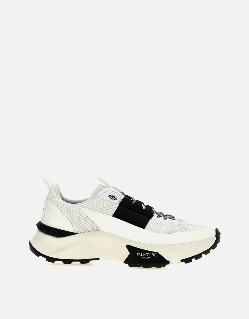 Valentino Garavani True Act メッシュとラバー生地のスニーカー